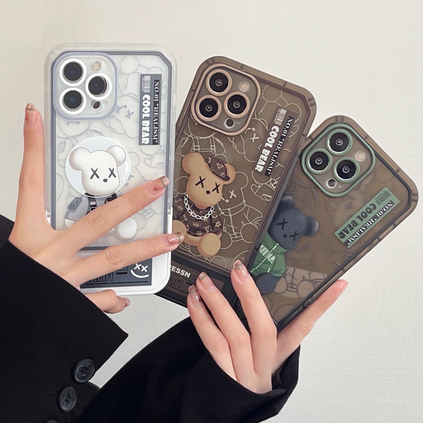 Invisible support | Brown Bearbrick Push-up With Monogram