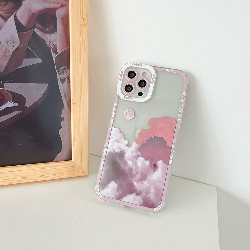 Pink Sun Set iPhone Case