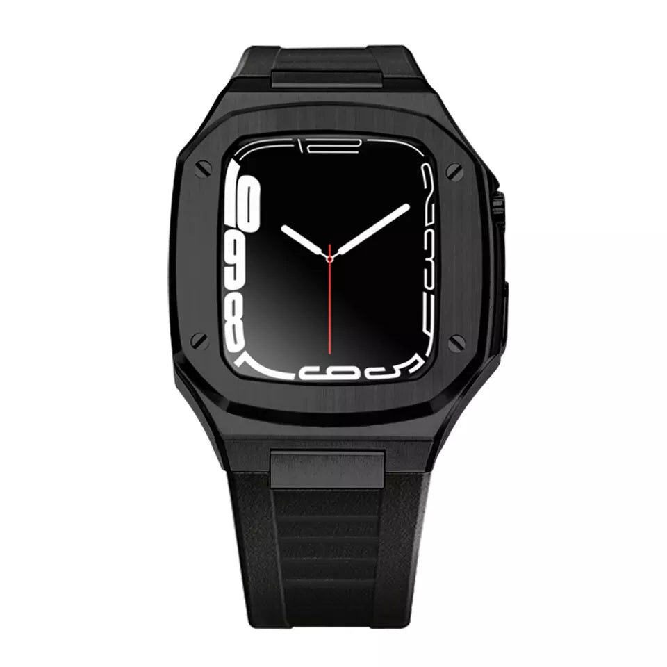 Sport Presidential Apple Watch Case | Black + Black Band
