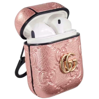 GG Style Leather ShockProof AirPods Case