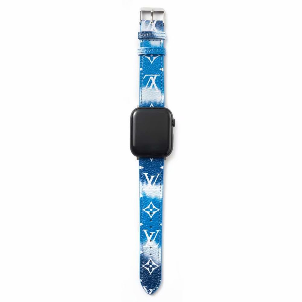 Gradient Blue/White Mono Apple Watch Band