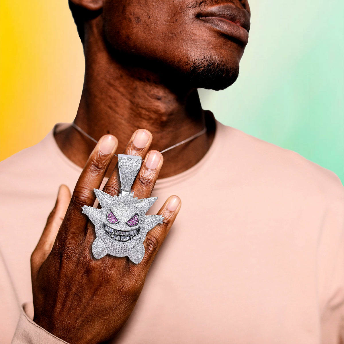 Iced Fierce Pendant | White Gold