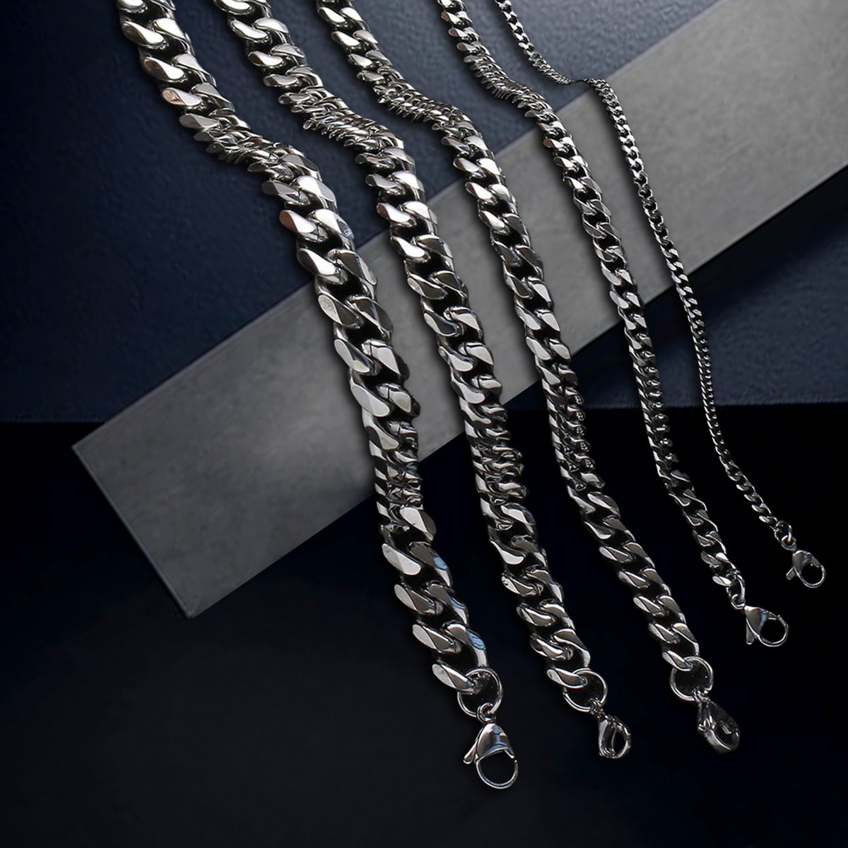 14k White Gold Miami Cuban Chain | 5mm