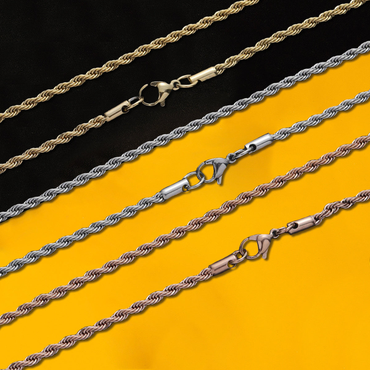 14K Gold Rope Chain | 3mm