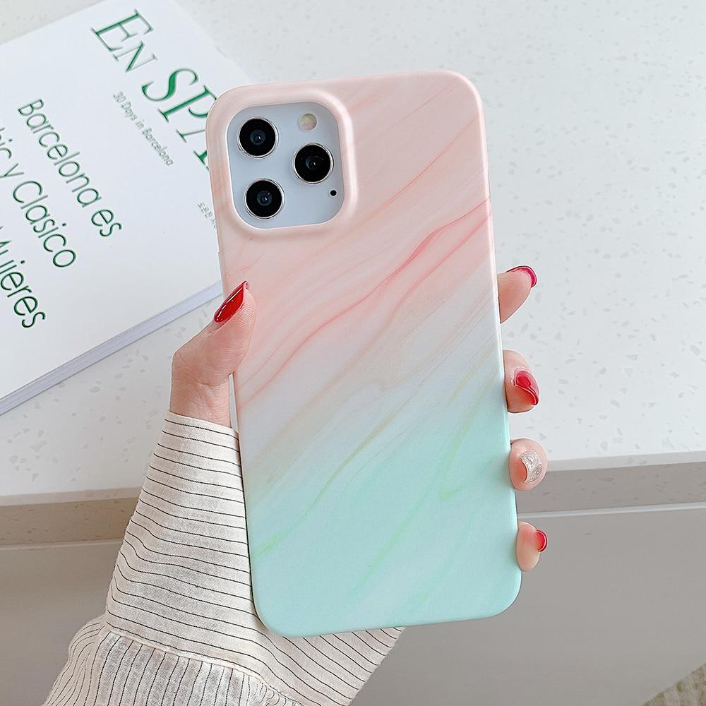 Rainbow Marble iPhone Case