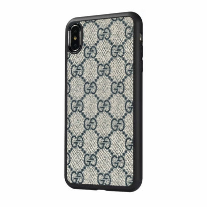 G Full Cover Brushed Leather iPhone Case