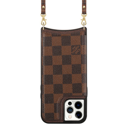 Classic Checkered x Cardholder iPhone Case