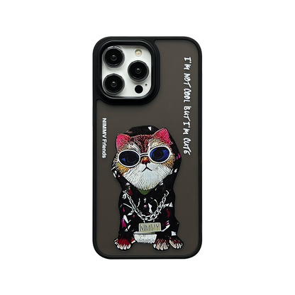 "Animal  Cool Sunglasses" Skin Scrub Series Trend Case iPhone Case