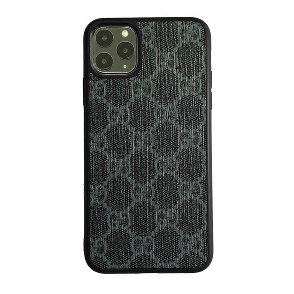 G Full Cover Brushed Leather iPhone Case