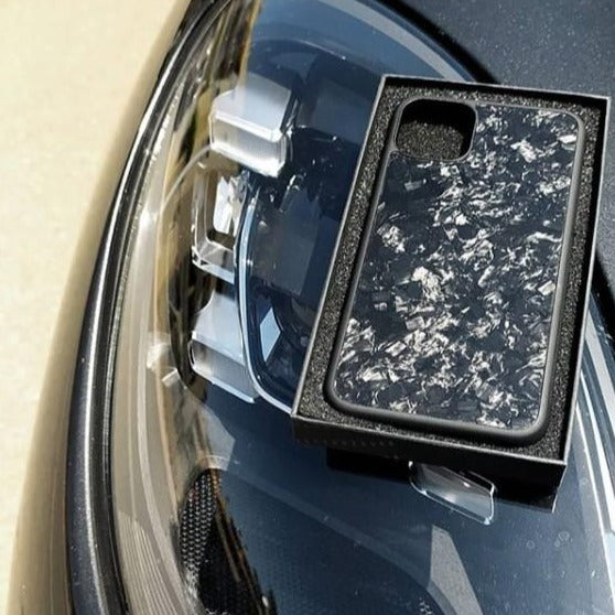 FORGED Carbon Fiber iPhone Case - Blue Forged