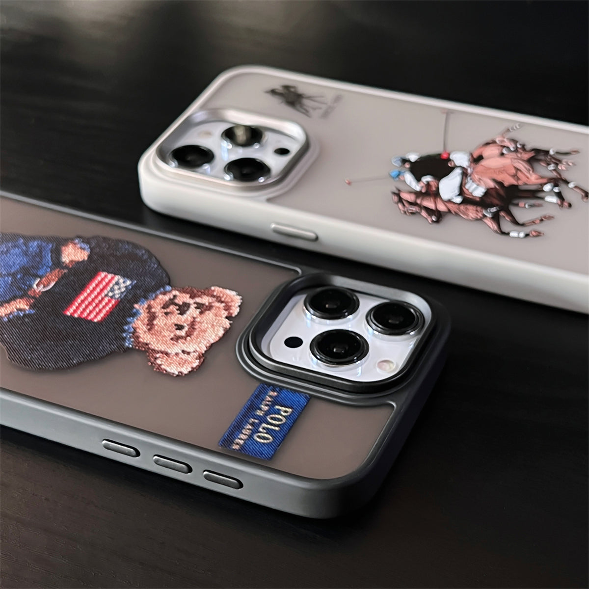 Classic Bear Collection Skin Scrub Series Trend Case iPhone Case