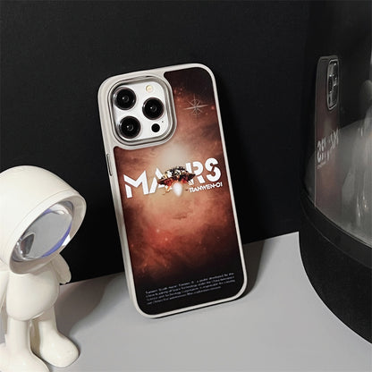 Astronaut Moon Style Skin Scrub Series Trend Case iPhone Case