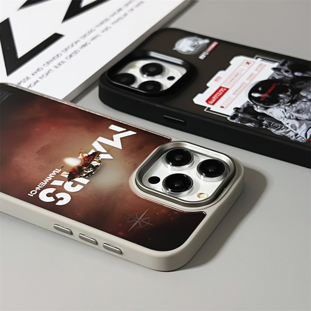 Astronaut Moon Style Skin Scrub Series Trend Case iPhone Case