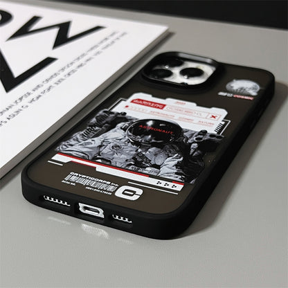 Astronaut Moon Style Skin Scrub Series Trend Case iPhone Case