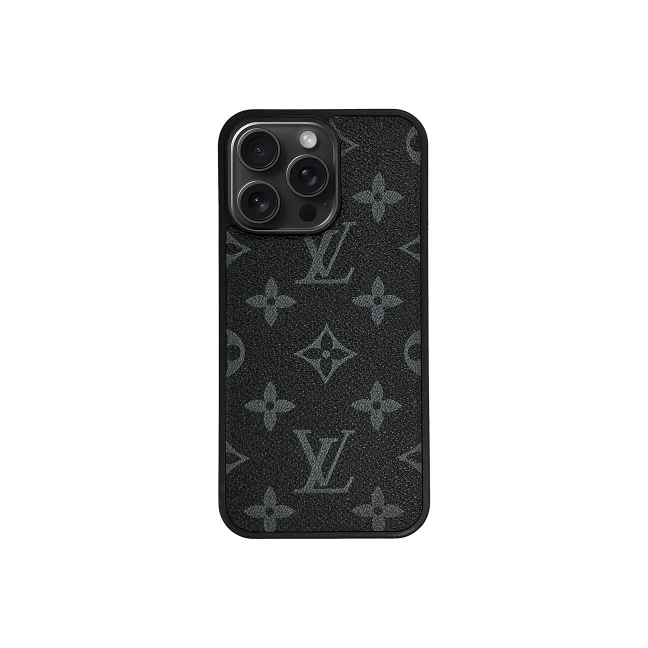 Classic Mono Full Cover iPhone Case - Black