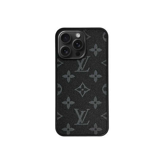 Classic Mono Full Cover iPhone Case - Black