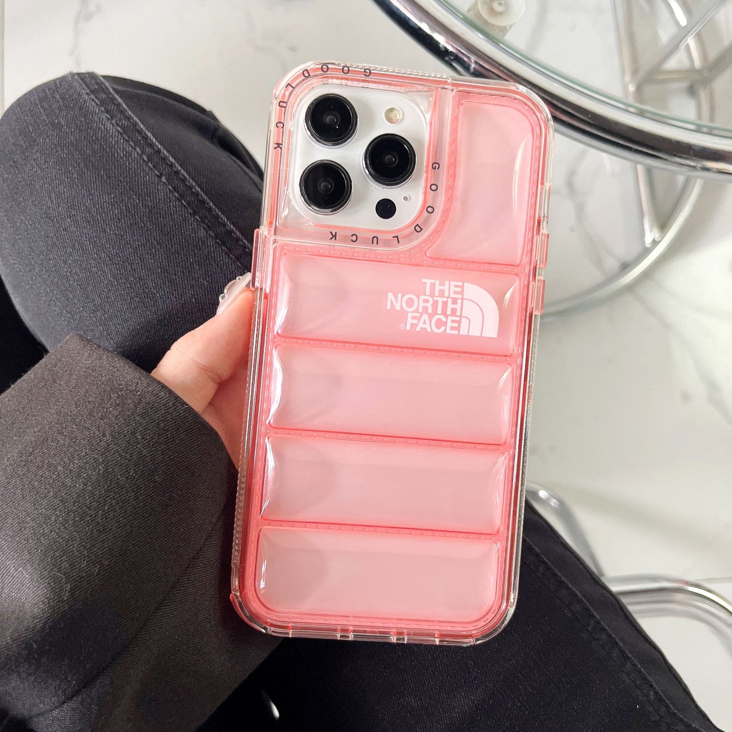 Puffer Case transparent Jacket iPhone Case