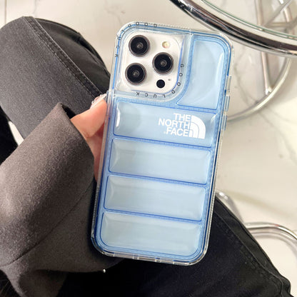 Puffer Case transparent Jacket iPhone Case