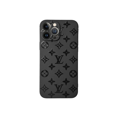 Mono Imprint Total Matte Black iPhone Case