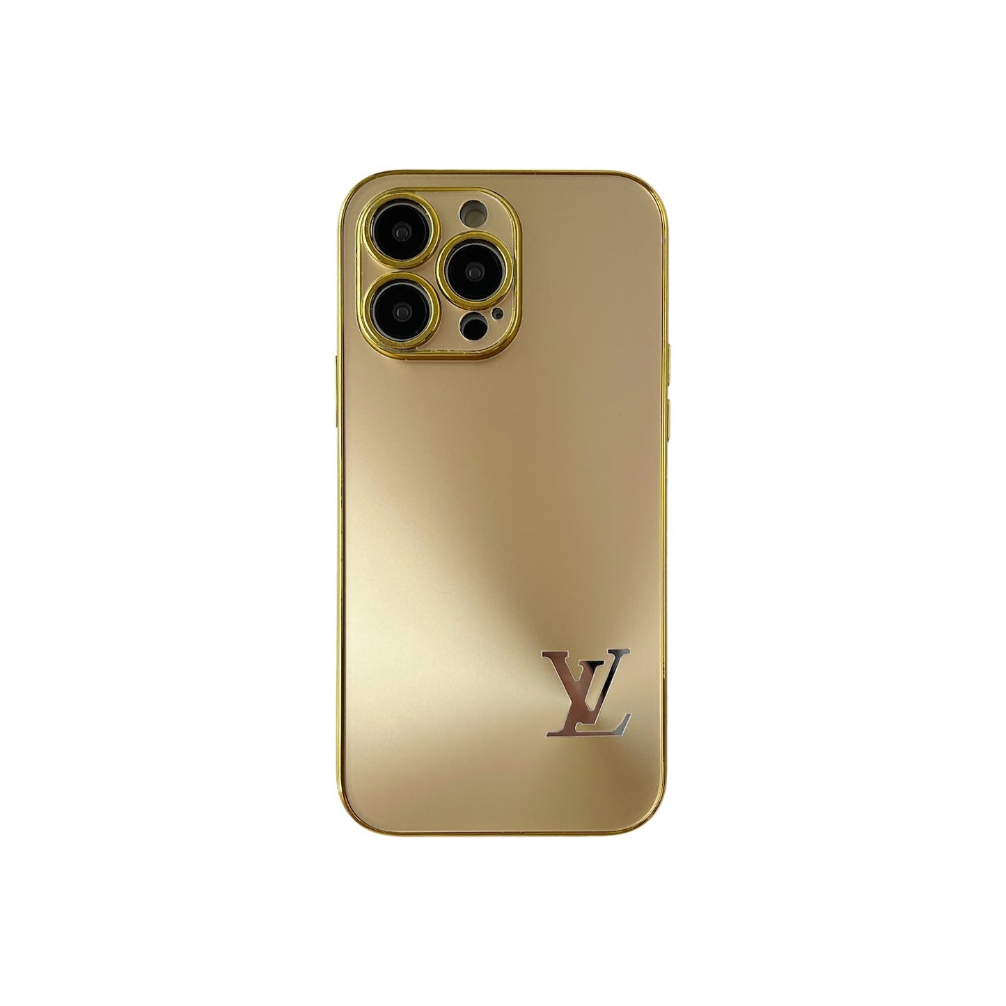 Gold Metallic L iPhone Case