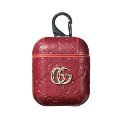 GG Style Leather ShockProof AirPods Case