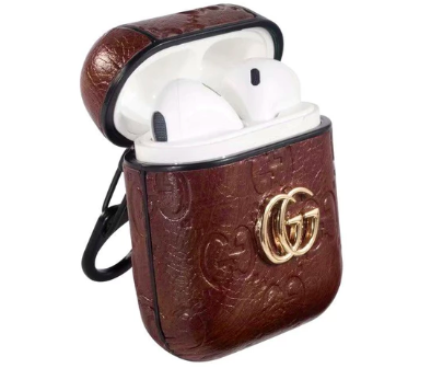 GG Style Leather ShockProof AirPods Case