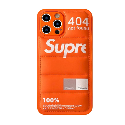 Sup Orange Down Jacket iPhone Case