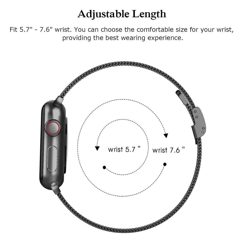 Compact Slim Steel Milanese Band