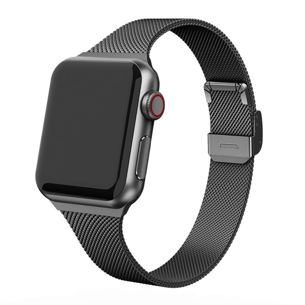 Compact Slim Steel Milanese Band