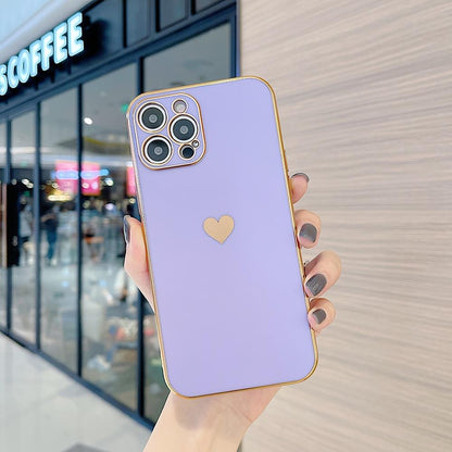 Love Heart Full Cover iPhone Case