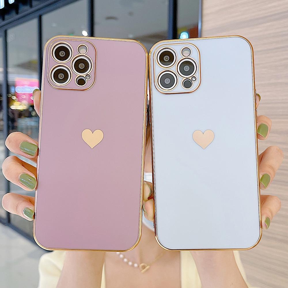 Love Heart Full Cover iPhone Case