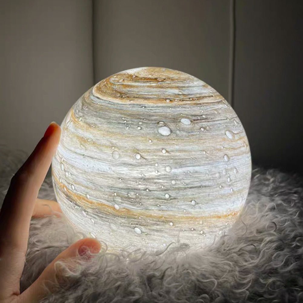 Glass Moon Lamp