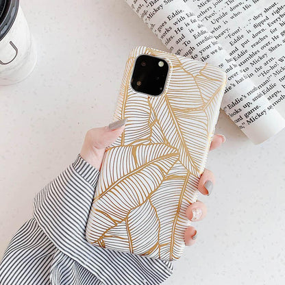 Golden Leaf iPhone Case