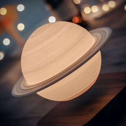 Levitating Saturn Lamp