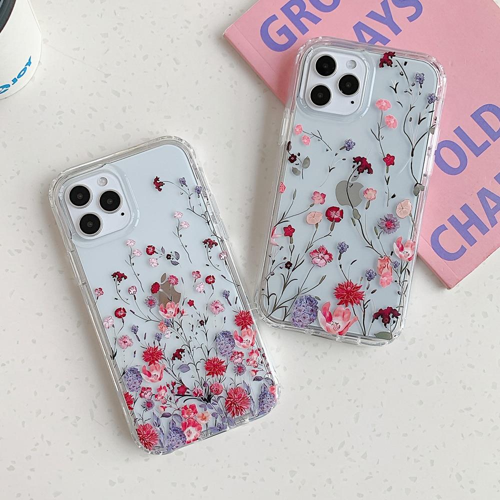 Garden Floral Shockproof iPhone Case