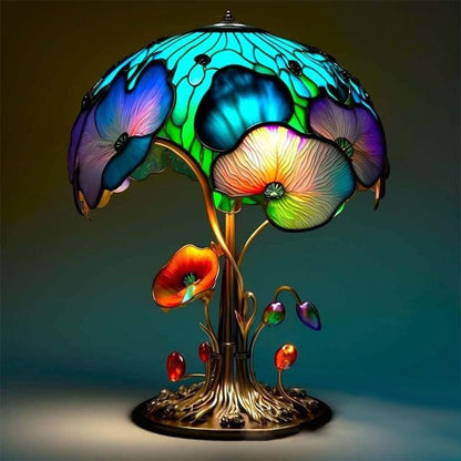 Stained Glass Mushroom Lamp